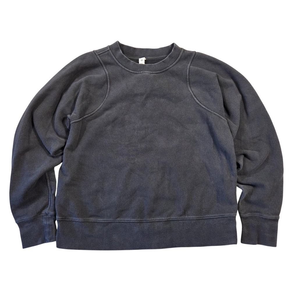 Lululemon Perfectly Oversized Crewneck‎ Sweatshirt LW3FF3S Size 4 Athleisure Gym